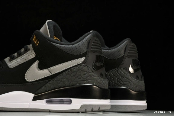 Black Cement  Retro Tinker Jordan 3 CK4348-007 Gold CK4348-007 1007